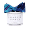 The Spyglass Plaid Bow in Blue and Green by Collared Greens - Country Club Prep