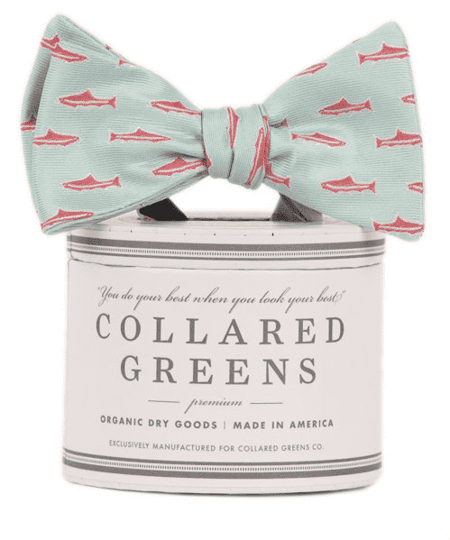 Trout Bow in Sea Green by Collared Greens - Country Club Prep