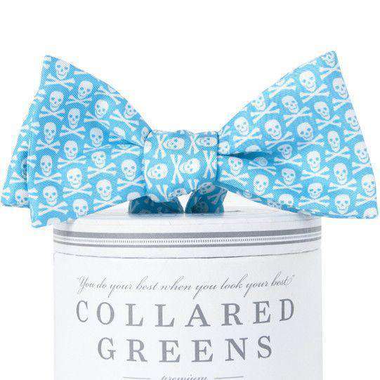 Walk The Plank Bow Tie in Sky Blue by Collared Greens - Country Club Prep