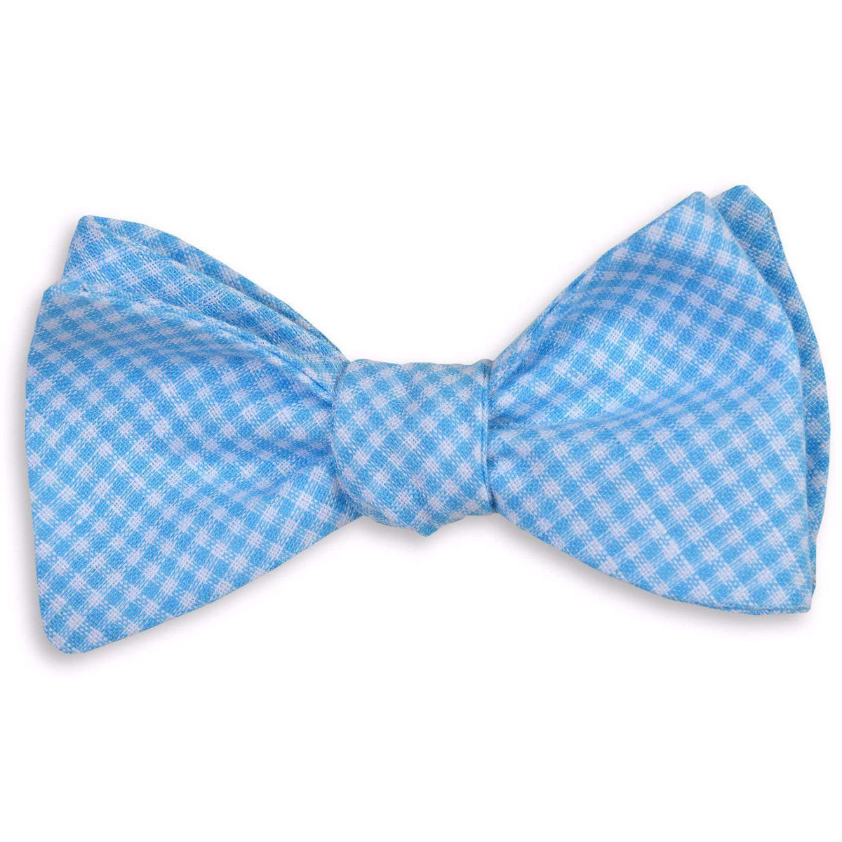 Warren Linen Bow Tie in Turquoise Blue by High Cotton - Country Club Prep