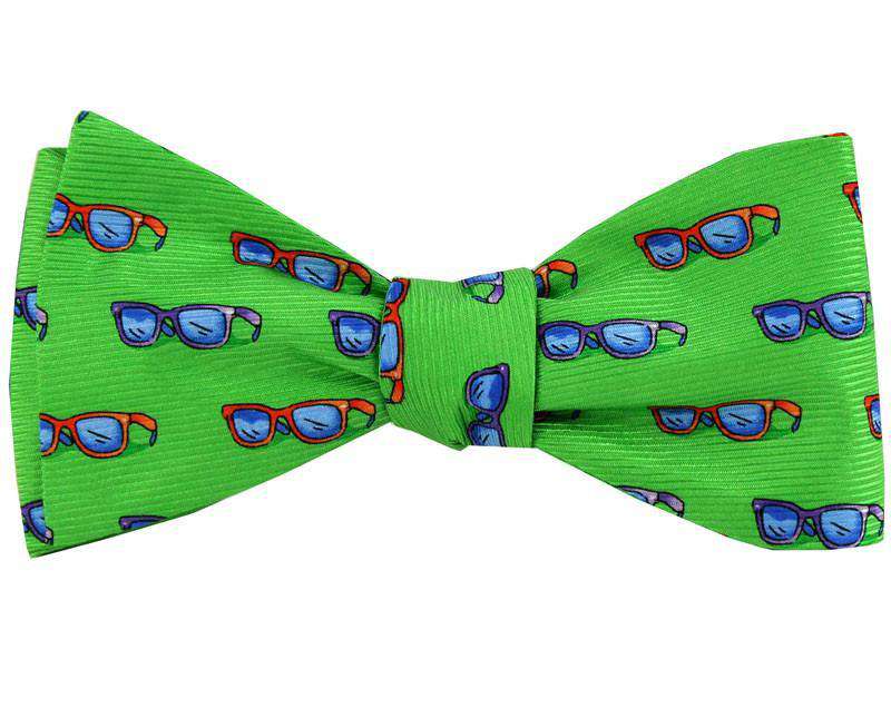 Wayfarer Bow Tie in Green by Southern Proper - Country Club Prep