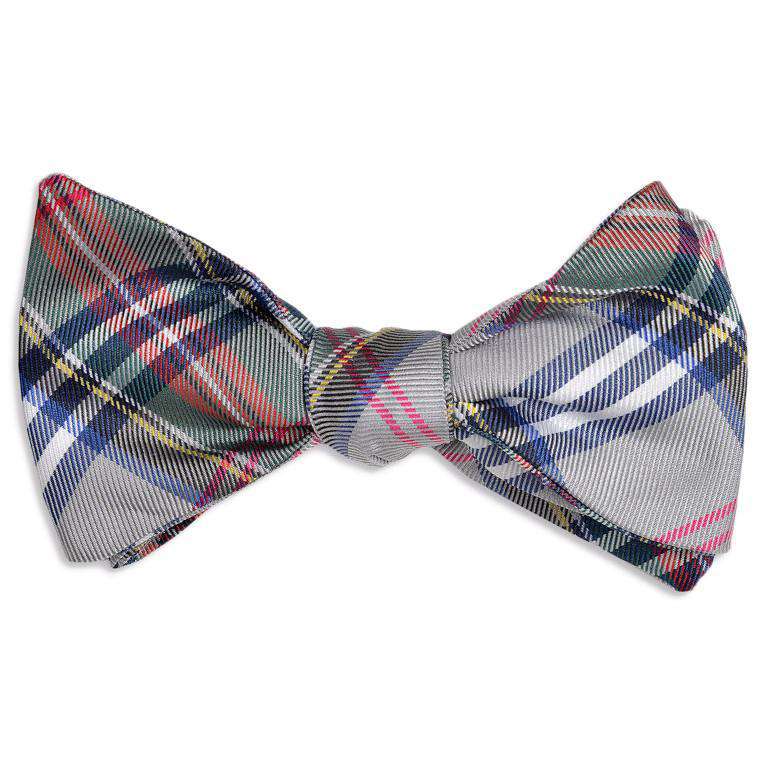 Westbrook Bow Tie in Grey Plaid by High Cotton - Country Club Prep