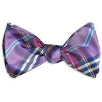 Westbrook Bow Tie in Purple Plaid by High Cotton - Country Club Prep