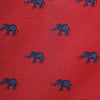 Woven Elephant Bow Tie in Red by Southern Proper - Country Club Prep