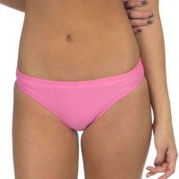 Solid Bow Back Hipster Bikini Bottoms in Pink by Lauren James - Country Club Prep
