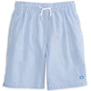 Boy's Seersucker Swim Trunk in Blue by Southern Tide - Country Club Prep