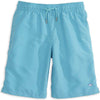 Boy's Solid Swim Trunk in Turquoise by Southern Tide - Country Club Prep