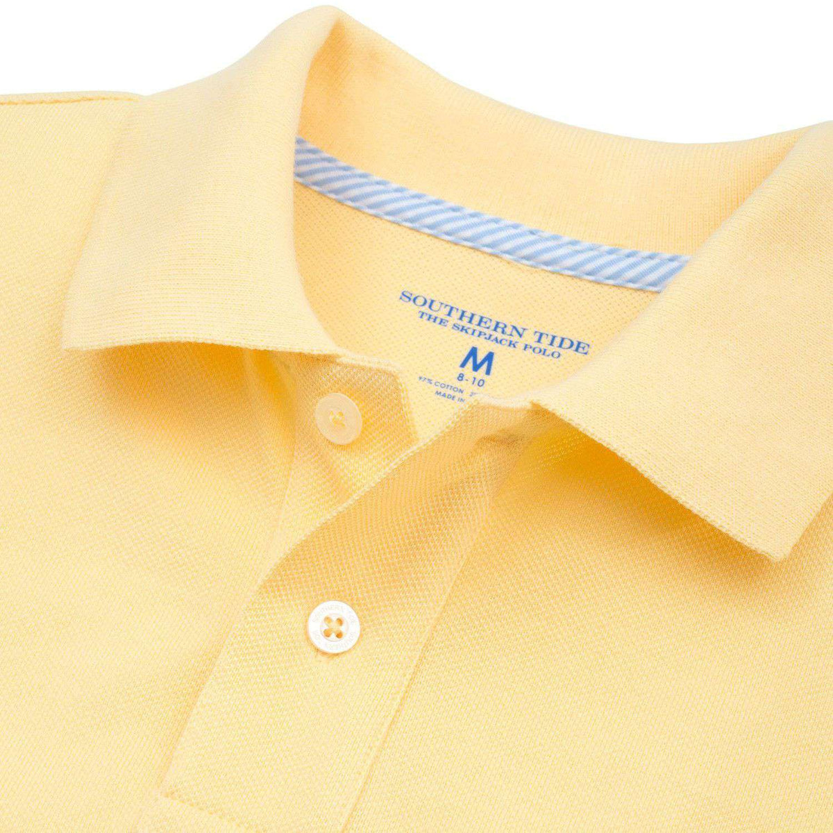 Boy's Skipjack Polo in Pineapple by Southern Tide - Country Club Prep