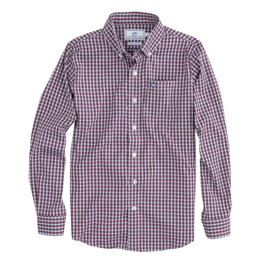 Boys' Bluefin Intercoastal Check Shirt by Southern Tide - Country Club Prep