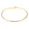 Alabama Engraved Brass Hook Bracelet in Gold by Country Club Prep - Country Club Prep
