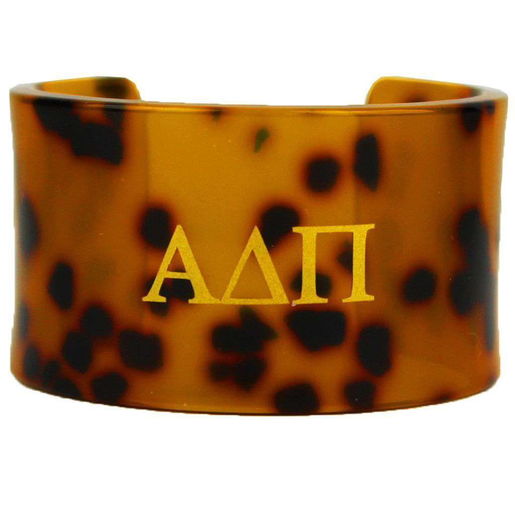 Alpha Delta Pi Tortoise Cuff Bracelet by Fornash - Country Club Prep