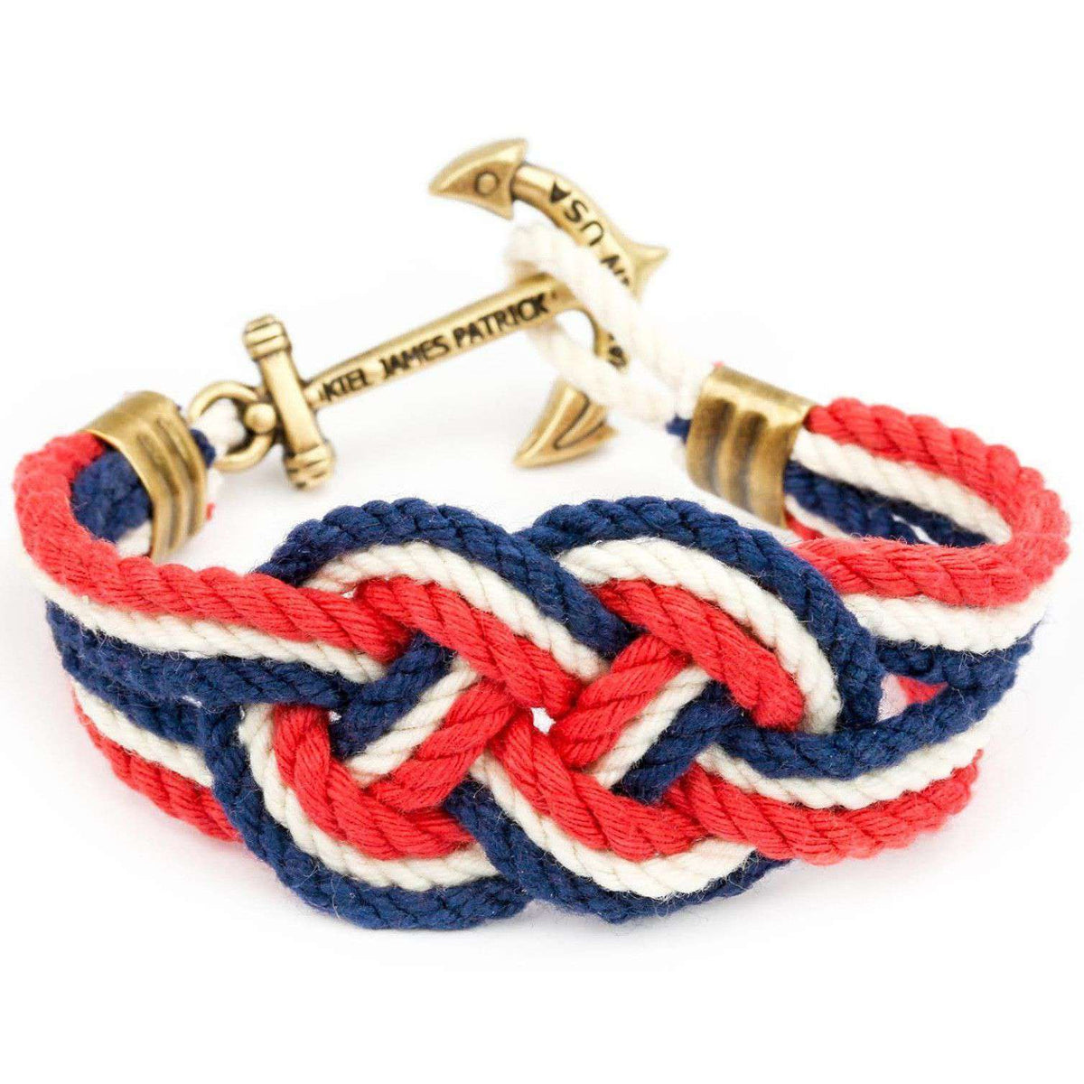 American Adventurist Knot Bracelet by Kiel James Patrick - Country Club Prep