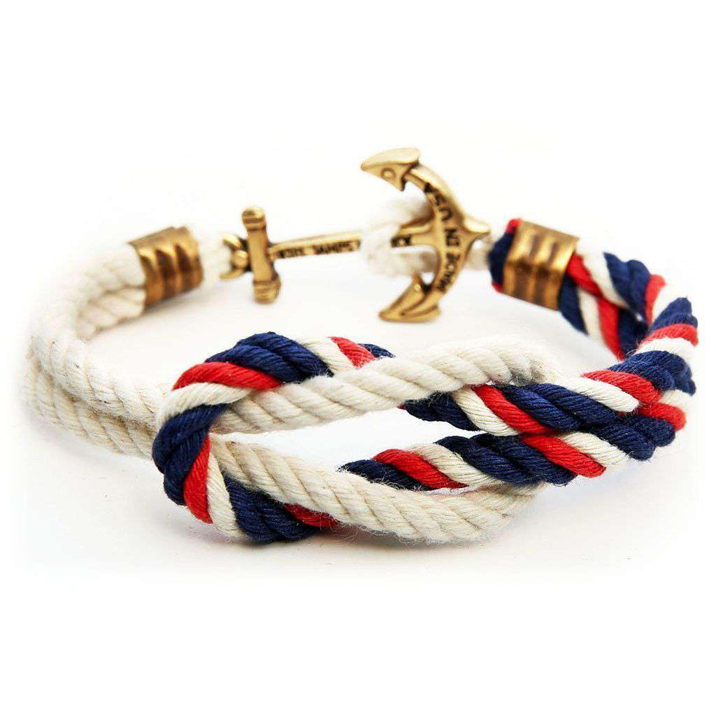 American Class Knot Bracelet by Kiel James Patrick - Country Club Prep