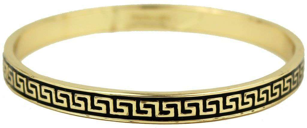 Apollo Bangle in Gold and Black by Fornash - Country Club Prep