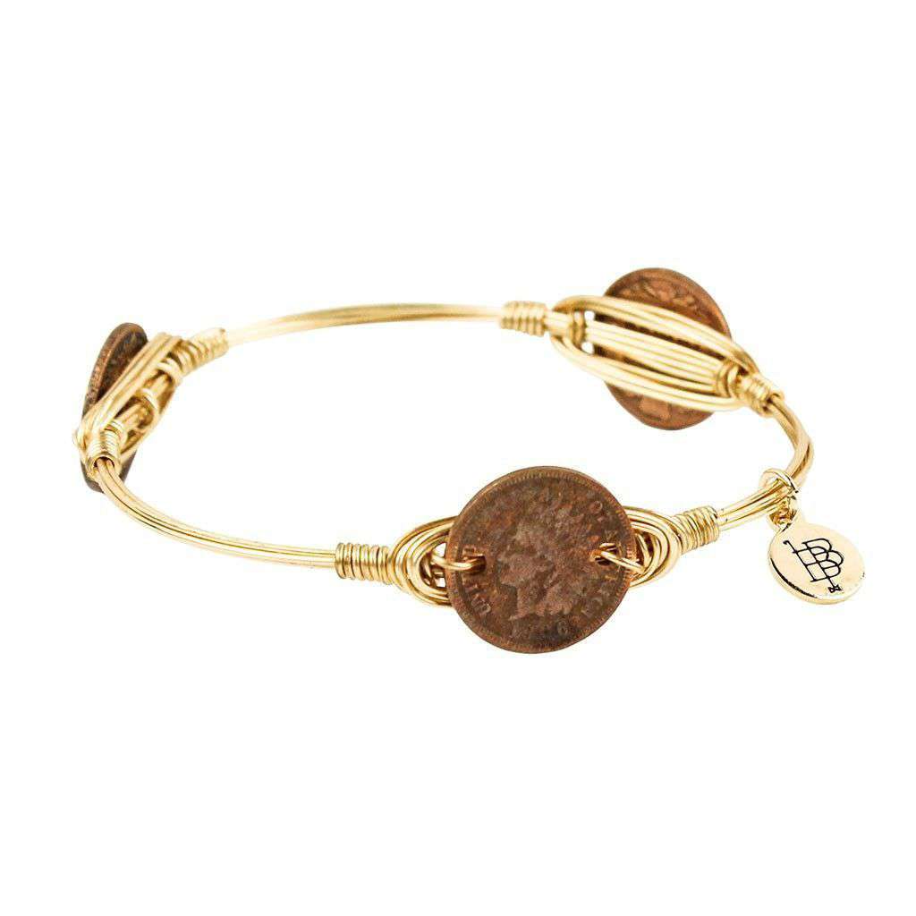 Classic Collection Coin Bangle by Bourbon and Bowties - Country Club Prep