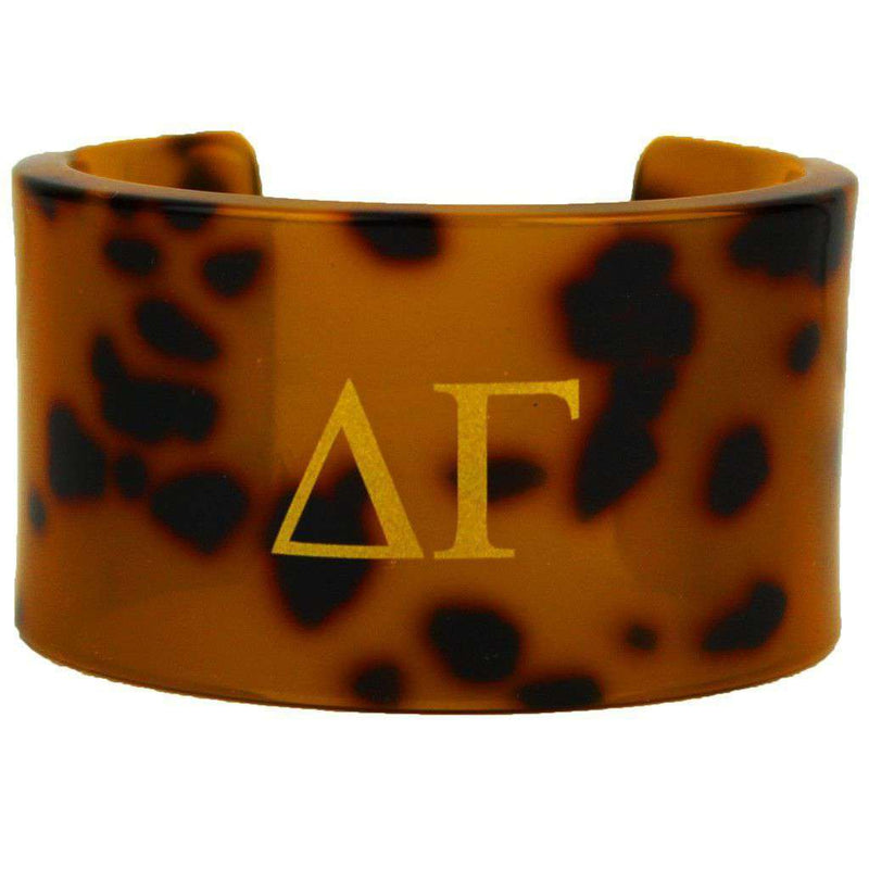 Delta Gamma Tortoise Cuff Bracelet by Fornash - Country Club Prep