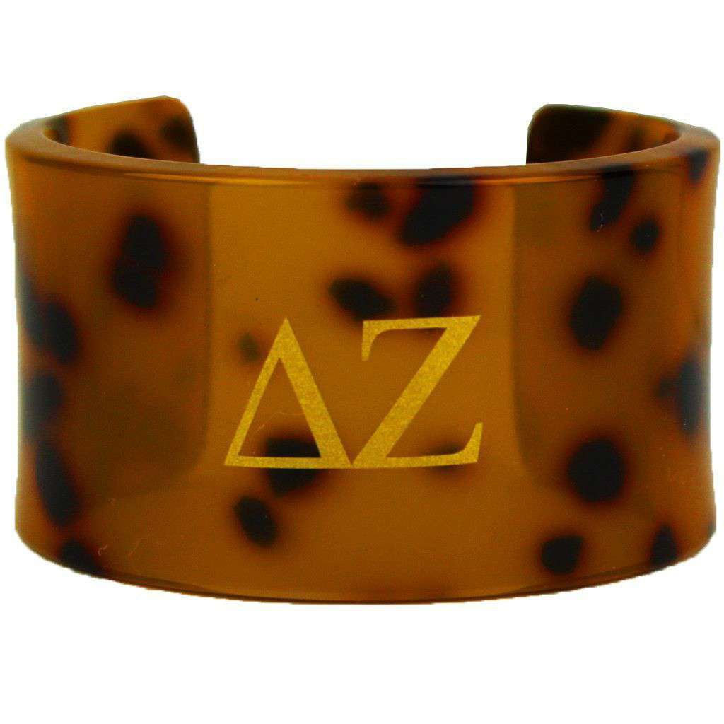 Delta Zeta Tortoise Cuff Bracelet by Fornash - Country Club Prep