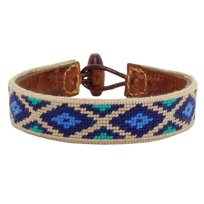 Gaucho Needlepoint Bracelet by Smathers & Branson - Country Club Prep