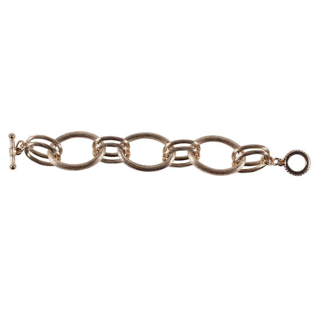 Gold Chain Link Bracelet by Caroline Hill - Country Club Prep