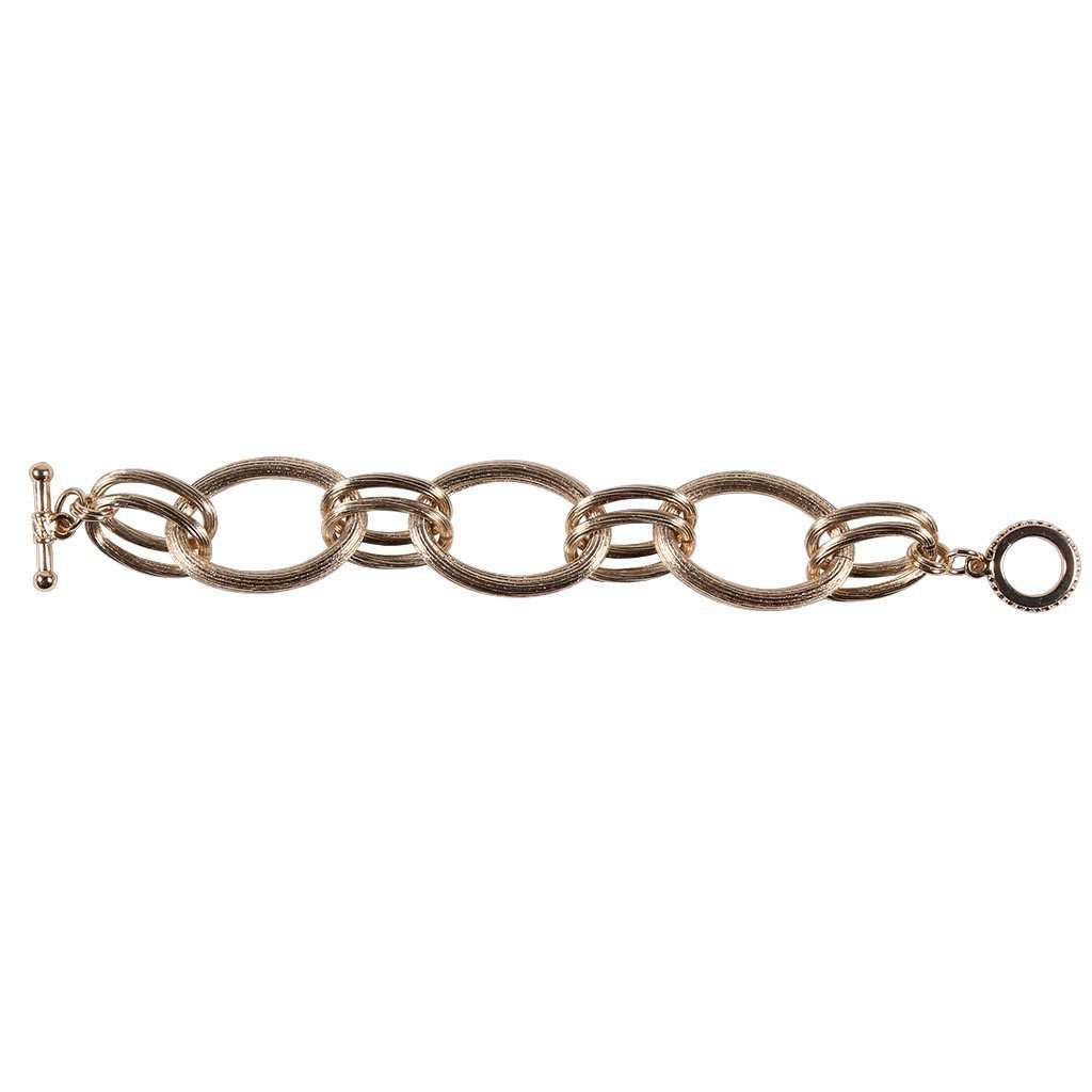 Gold Chain Link Bracelet by Caroline Hill - Country Club Prep