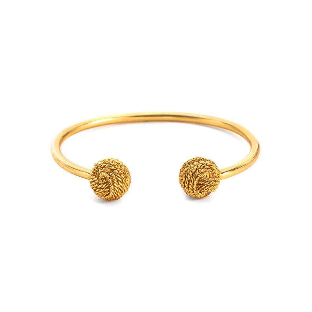Harper Open Cuff in Gold by Julie Vos - Country Club Prep