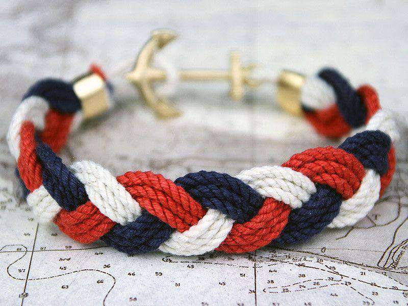 JFK Turk's Head Knot Bracelet by Kiel James Patrick - Country Club Prep