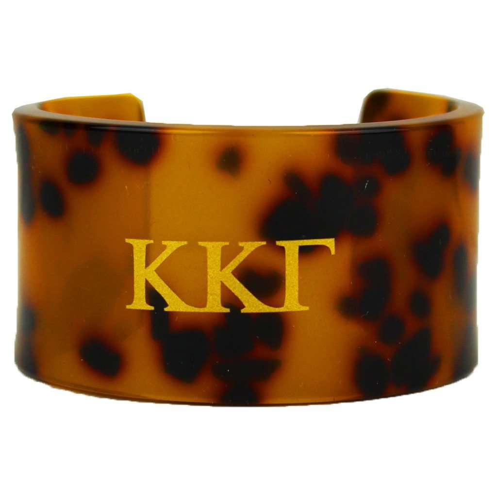 Kappa Kappa Gamma Tortoise Cuff Bracelet by Fornash - Country Club Prep