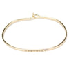 Kentucky Engraved Brass Hook Bracelet in Gold by Country Club Prep - Country Club Prep