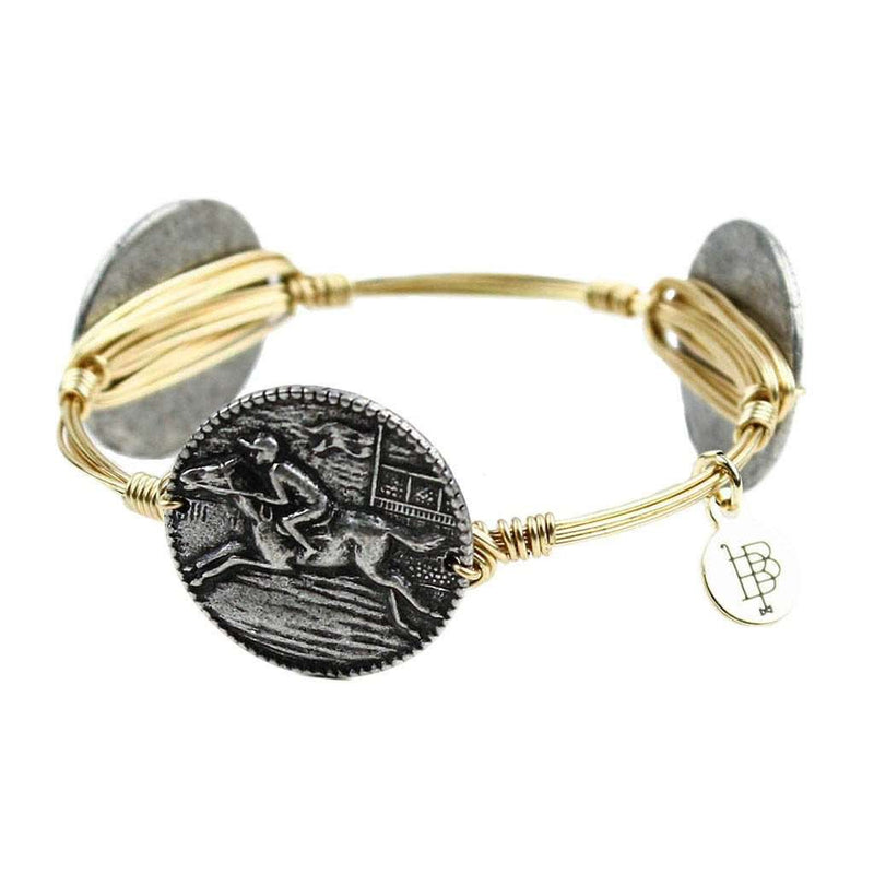 Limited Edition Horse Racing Coin Bangle by Bourbon and Bowties - Country Club Prep