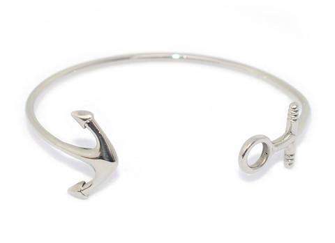 Limited Edition Watch Hill Anchor Bangle by Lemon & Line - Country Club Prep
