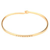 Oklahoma Engraved Brass Hook Bracelet in Gold by Country Club Prep - Country Club Prep