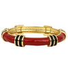 Regatta Bangle in Red and Black by Fornash - Country Club Prep