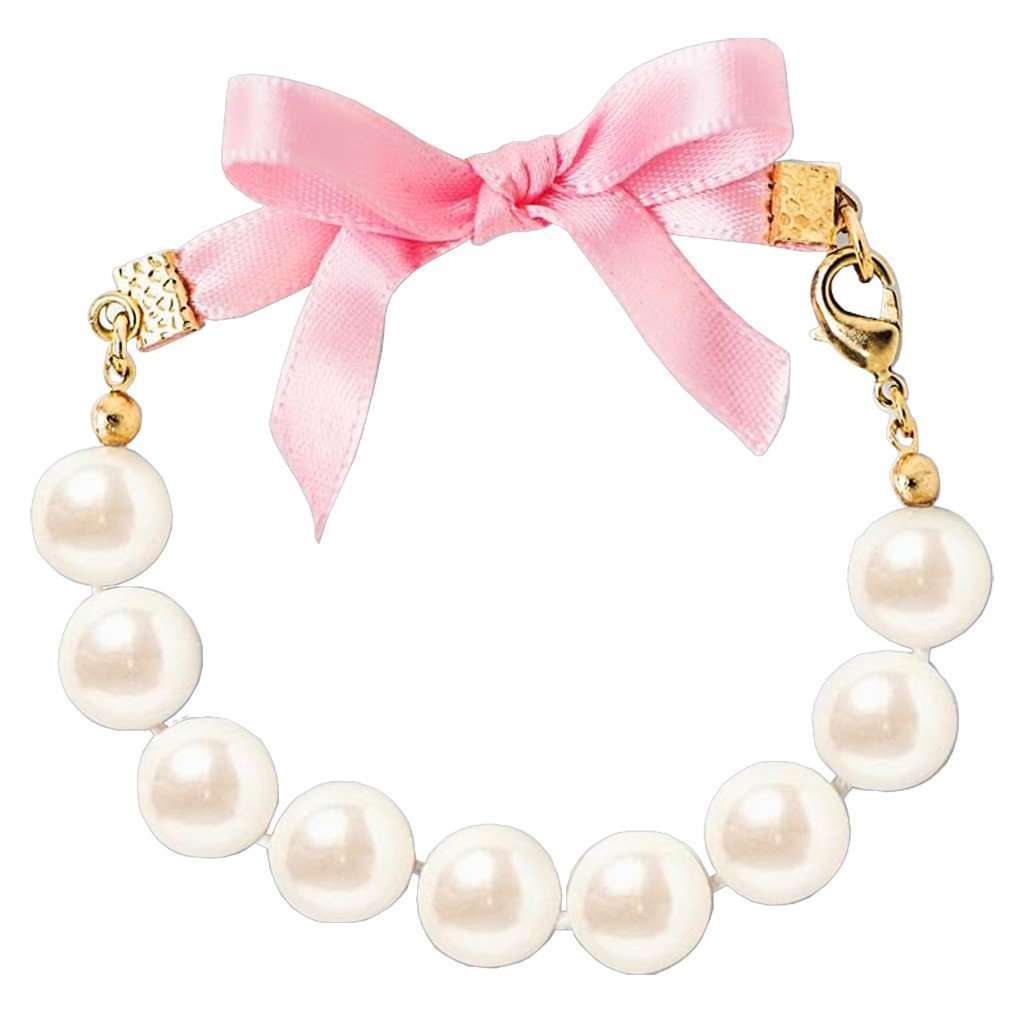 Ribbon & Pearls Bracelet by Kiel James Patrick - Country Club Prep