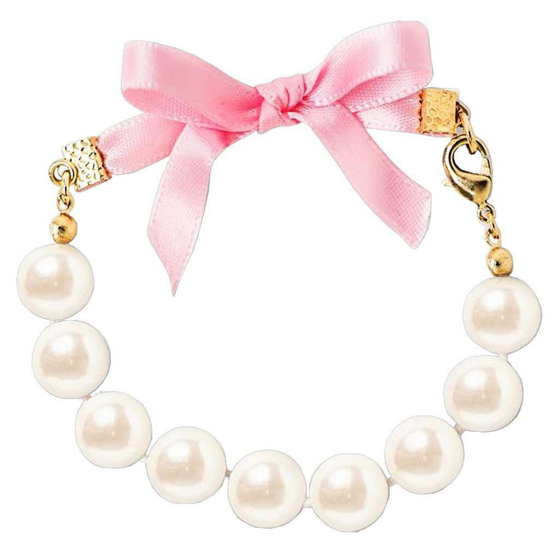 Ribbon & Pearls Bracelet by Kiel James Patrick - Country Club Prep