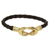 Sailor's Knot Bracelet in Gold and Brown by Fornash - Country Club Prep