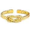 Sailor's Luck Cuff Bracelet in Gold by Kiel James Patrick - Country Club Prep