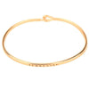 Tennessee Engraved Brass Hook Bracelet in Gold by Country Club Prep - Country Club Prep