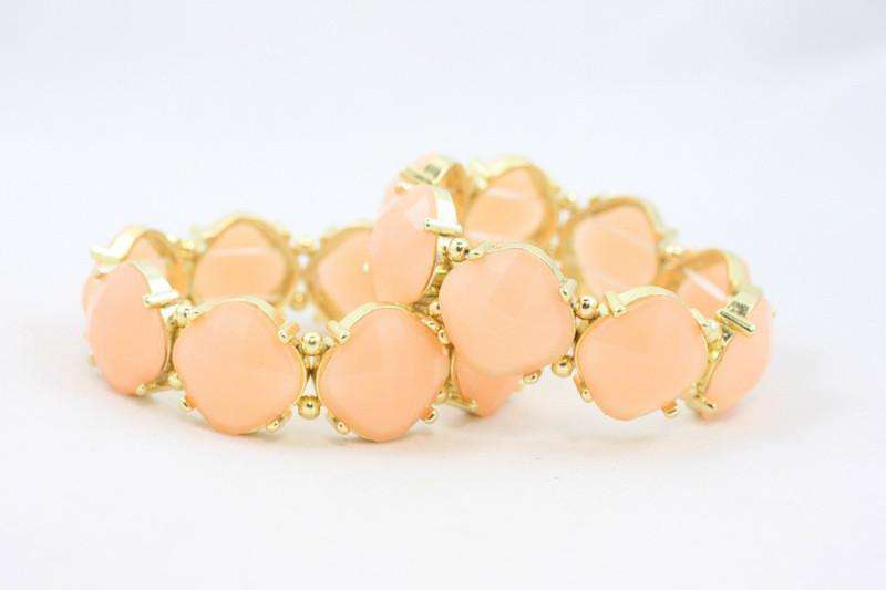 Watercolor Bracelet in Soft Pink by Caroline Hill - Country Club Prep