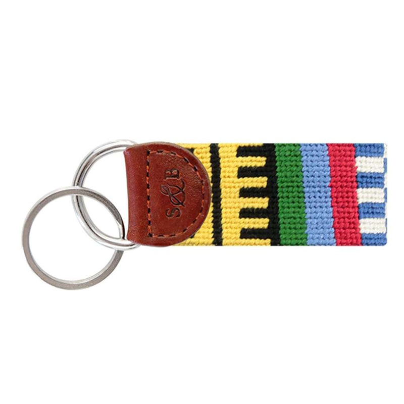 Mayan Pattern Needlepoint Key Fob by Smathers & Branson - Country Club Prep