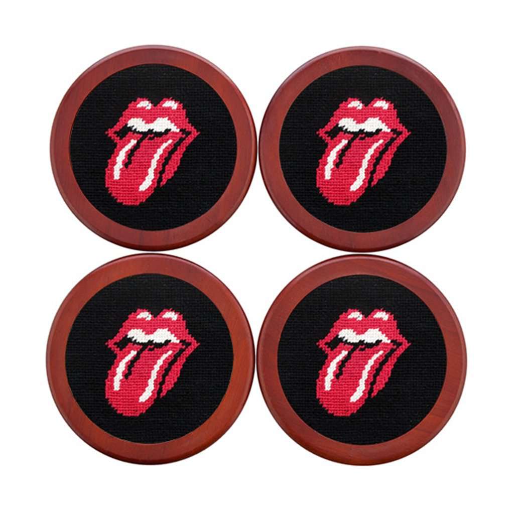 Smathers & Branson Rolling Stones Needlepoint Coaster - Thumbnail 4
