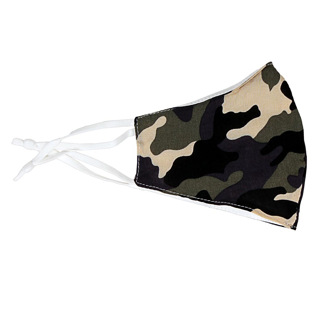 Camo Mask by Queens Design | Comfortable Face Covering – Country Club Prep