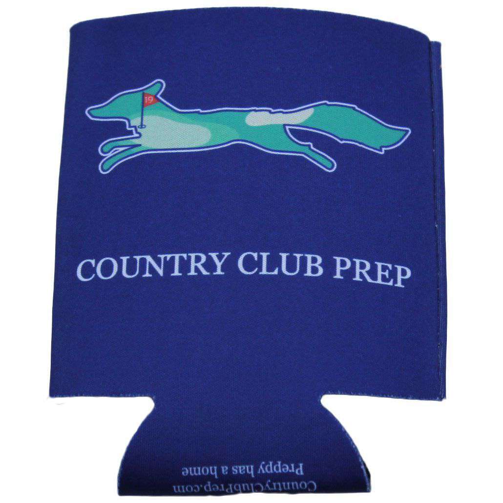 19th Hole Longshanks Can Holder in Navy by Country Club Prep - Country Club Prep