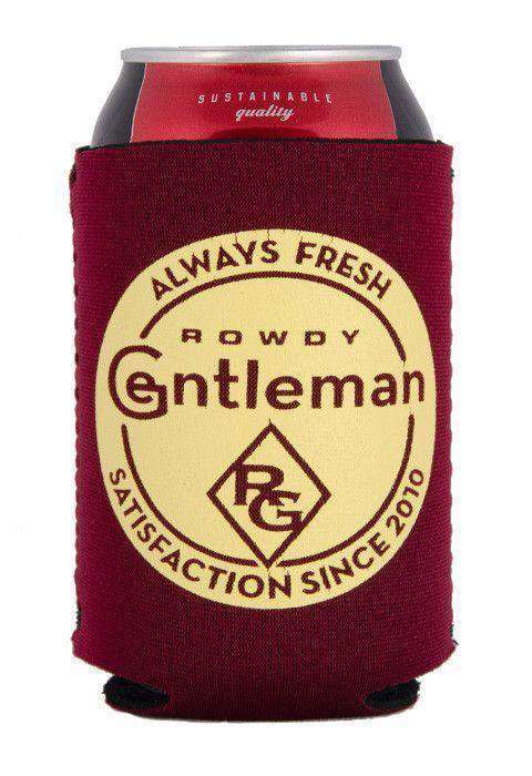 Always Fresh Can Holder in Garnet by Rowdy Gentleman - Country Club Prep