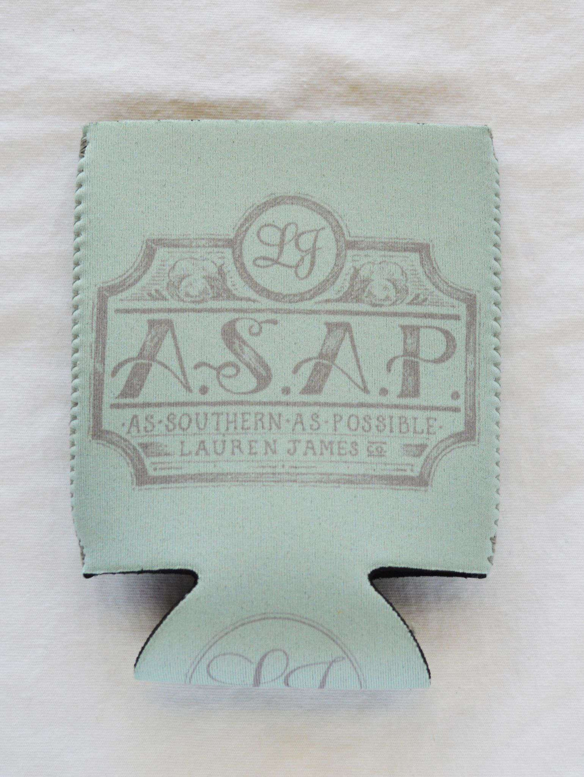 As Southern As Possible Can Holder in Mint by Lauren James - Country Club Prep