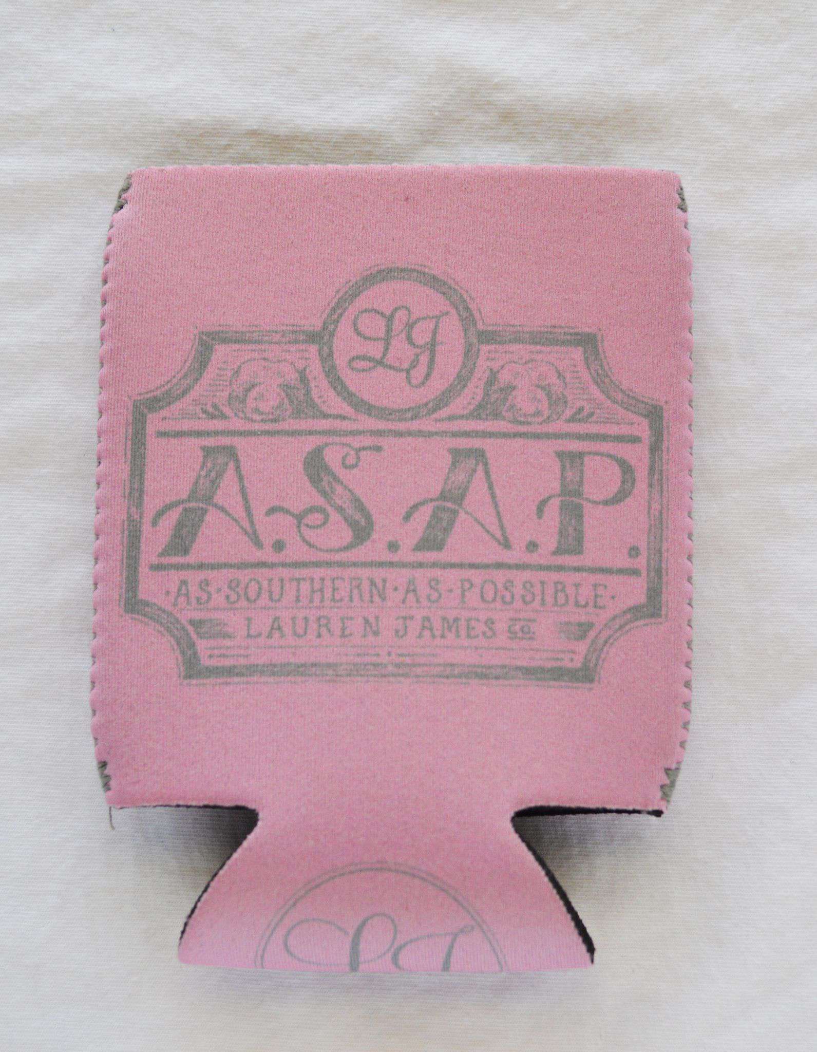 As Southern As Possible Can Holder in Pink by Lauren James - Country Club Prep