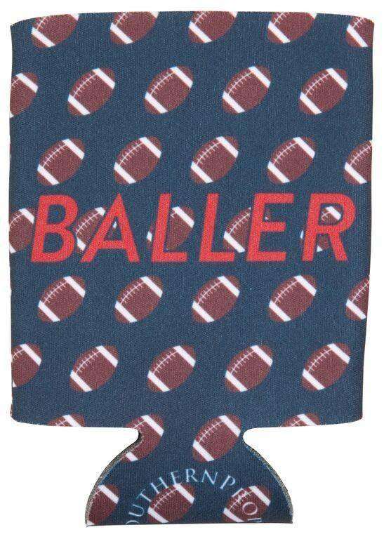 Baller Can Holder in Navy by Southern Proper - Country Club Prep