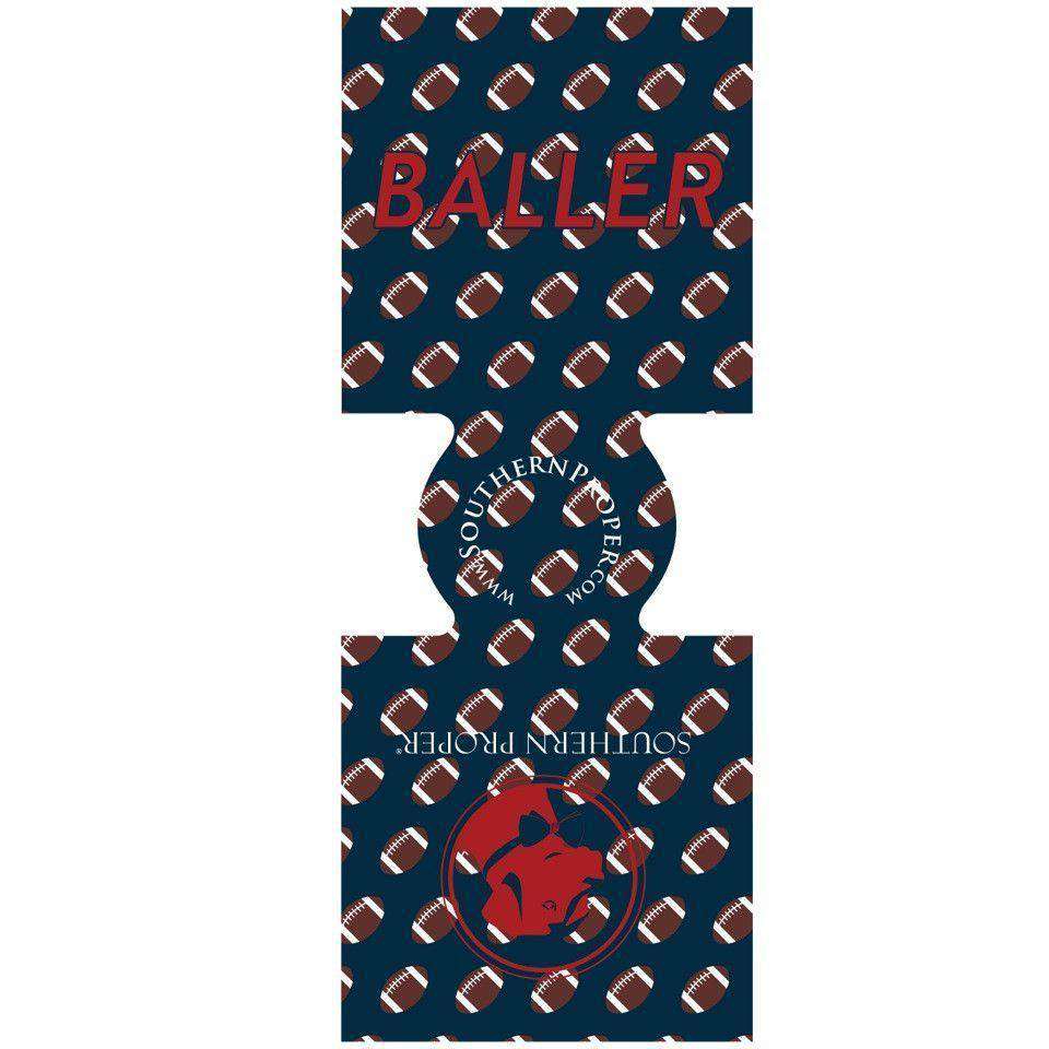 Baller Can Holder in Navy by Southern Proper - Country Club Prep