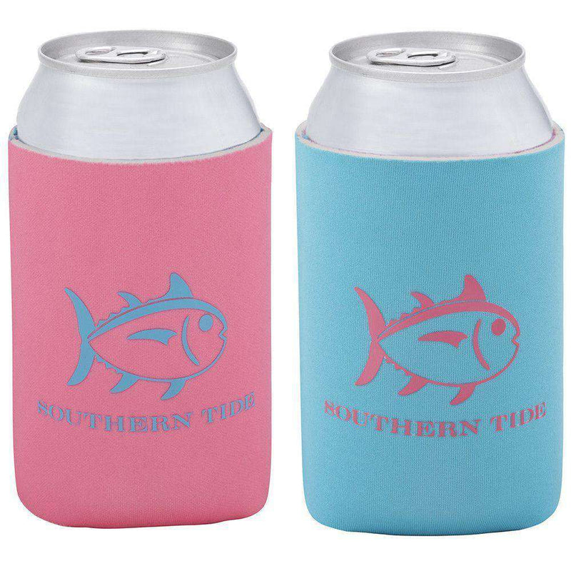 Batten Down REVERSIBLE Can Caddie in Patina by Southern Tide - Country Club Prep
