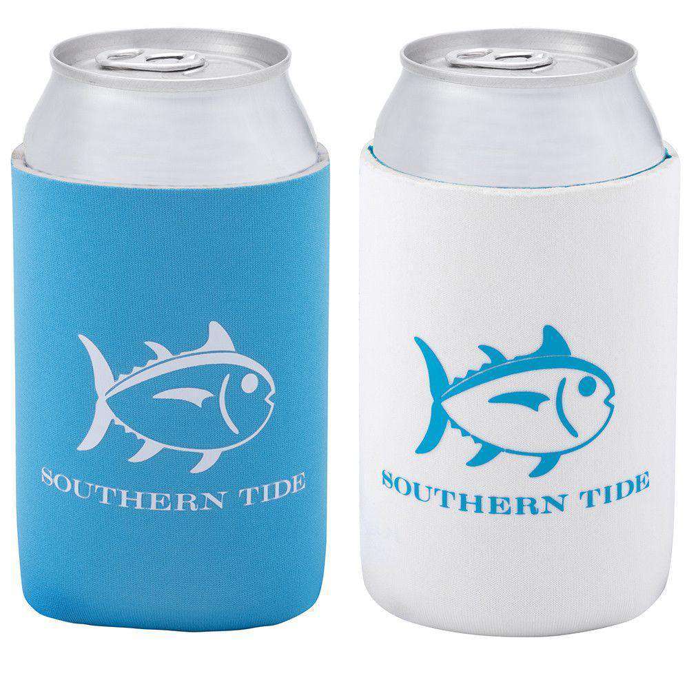 Batten Down REVERSIBLE Can Caddie in Turquoise by Southern Tide - Country Club Prep