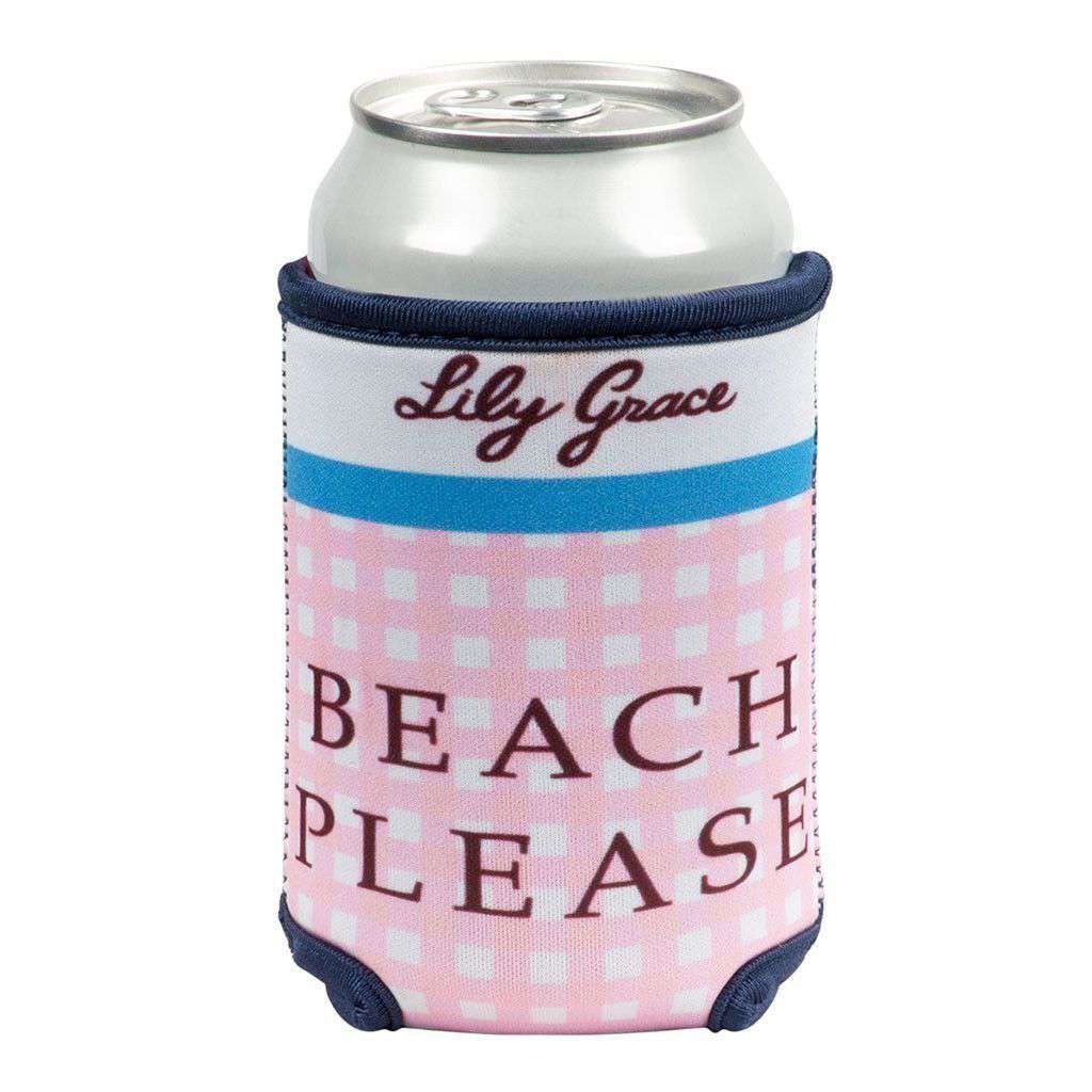 Beach Please Can Holder by Lily Grace - Country Club Prep